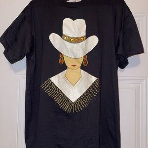 Vintage 90s Western Cowgirl T-Shirt"